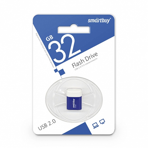 USB накопитель Smart Buy 32Gb Lara (синий)