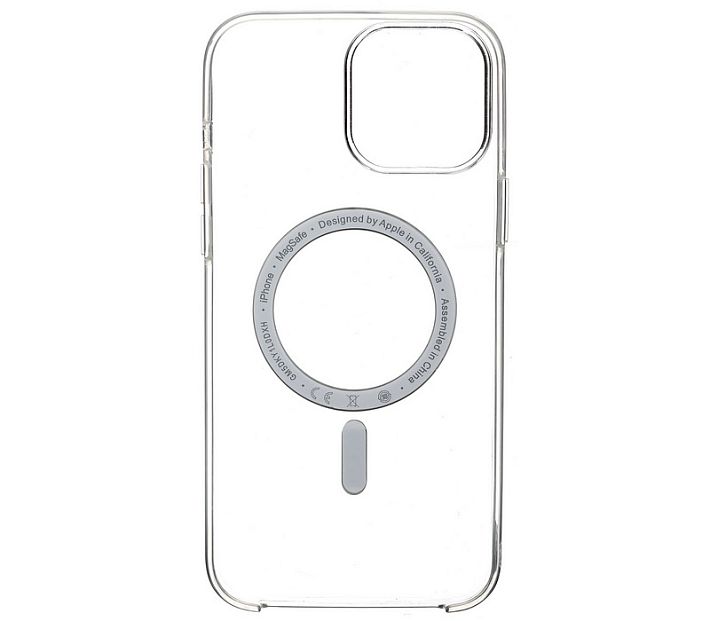 Чехол-накладка "MagSafe" для iPhone 14 (прозрачный)