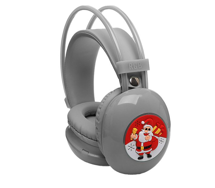 Bluetooth наушники "Merry Christmas" PG-706G (серый)