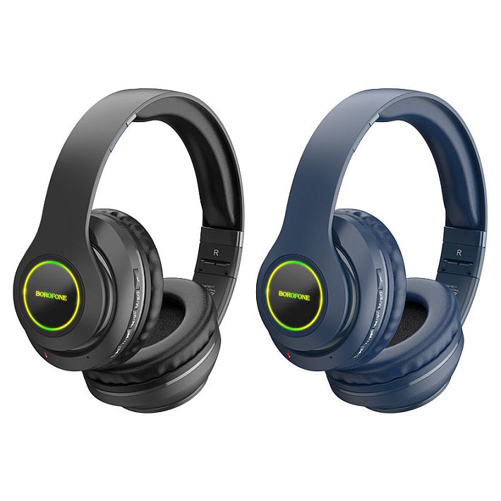 Bluetooth наушники BOROFONE BO17 (темно-синий)