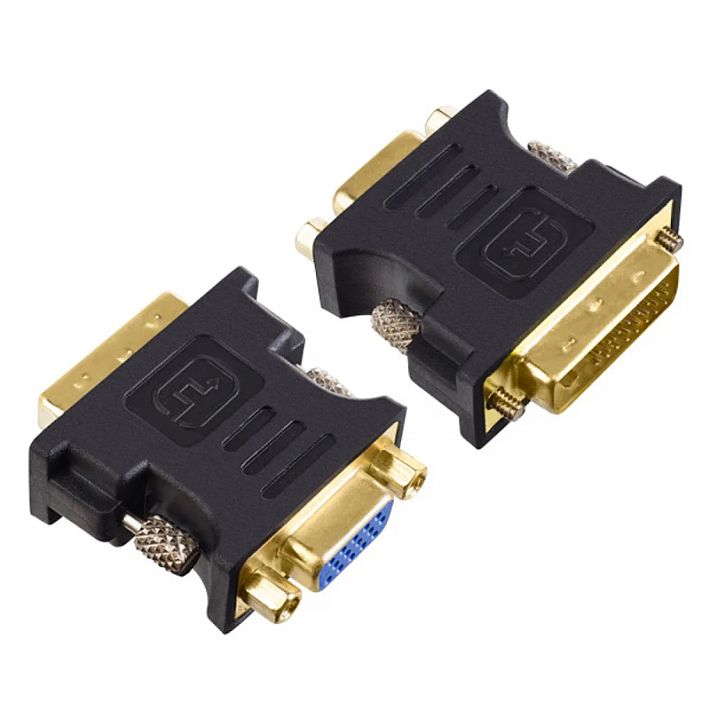Переходник Perfeo A7019 VGA розетка-DVI-A вилка
