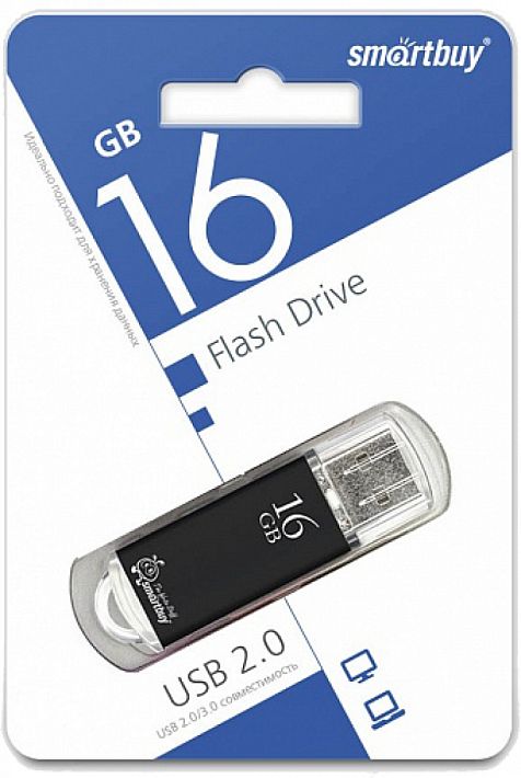 USB накопитель Smart Buy 16Gb V-Cut (синий)