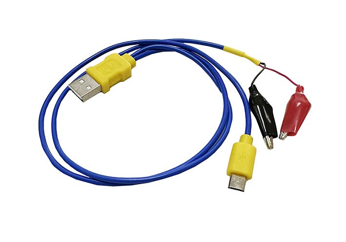 Кабель microUSB MECHANIC зажимы крокодилы