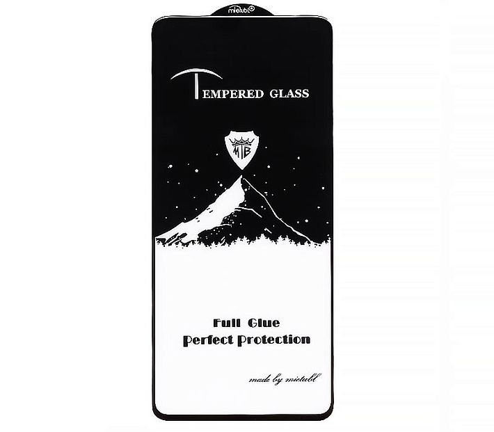 Защитное стекло "Акс" "Full Glue" ESD 9H (iPhone 14 Pro Max.черный)