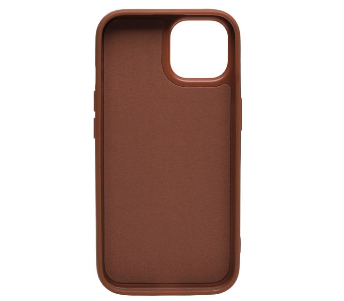 Чехол-накладка "Леопард" для iPhone 15 (коричневый)