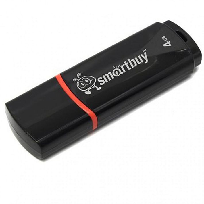USB накопитель Smart Buy 4Gb Crown (черный)