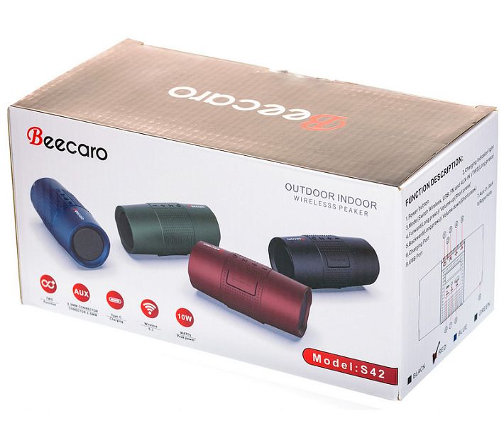 Bluetooth колонка Beecaro S42 (синий)