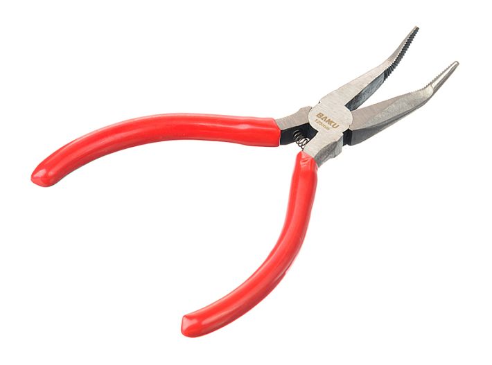 Узкогубцы изогнутые BAKU BK-055 (125 mm)