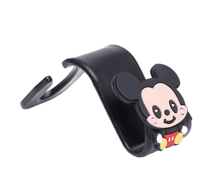 Крючок-держатель на подголовник "Mickey Mouse" (черный)