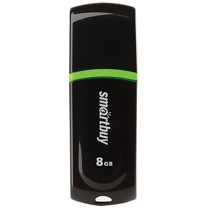 USB накопитель Smart Buy 8Gb Paean  (черный)
