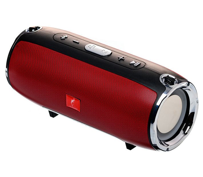 Bluetooth колонка SKYDOLPHIN ST70 TWS 1+1 (красный)