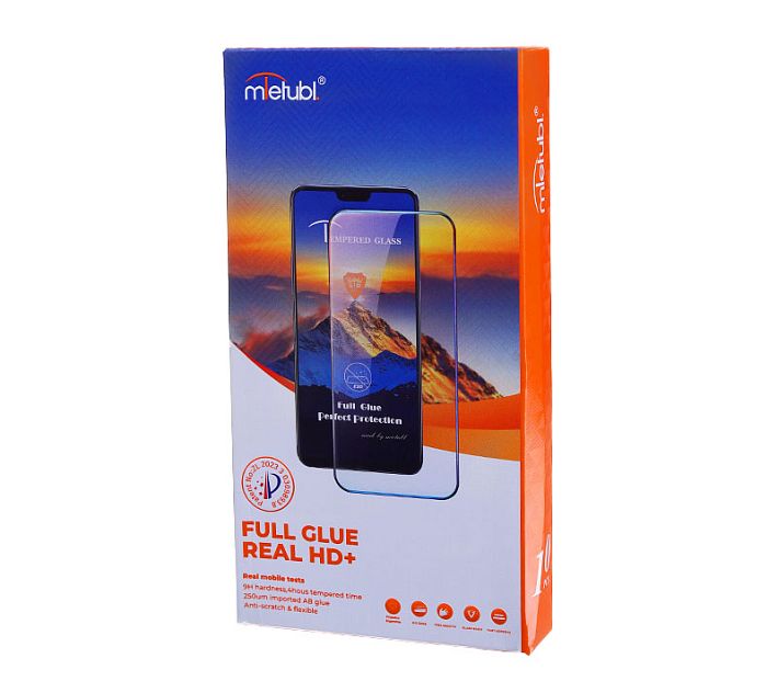Защитное стекло "Mietubl" "Full Glue" с окантовкой (iPhone 15/16.черный)