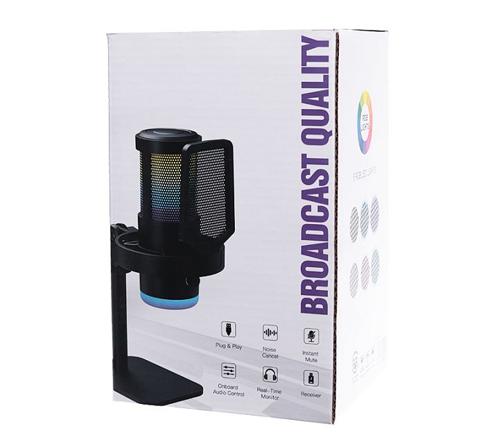 Микрофон игровой M8-3 "BROADCAST QUALITY" (для стриминга) (черный)