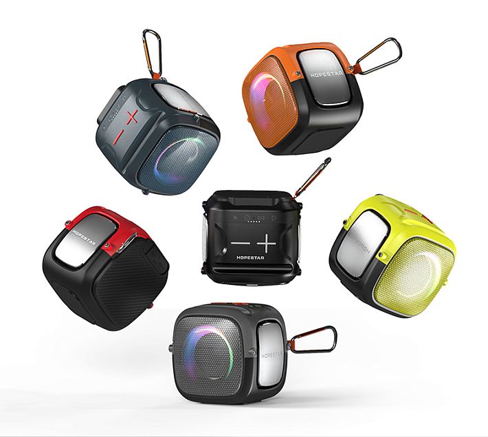 Bluetooth колонка HOPESTAR PartyONEmini TWS 1+1 5W (серый)