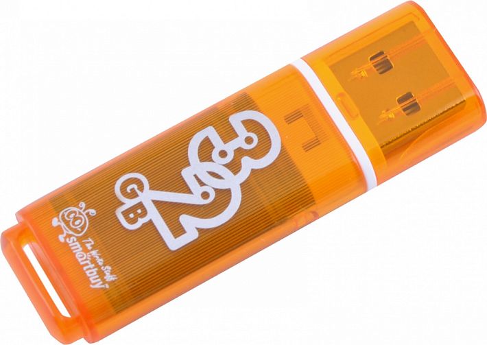 USB накопитель Smart Buy 32Gb Glossy (оранжевый)